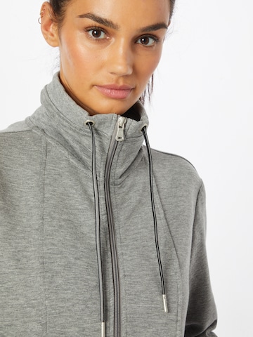ESPRIT Athletic Zip-Up Hoodie in Grey