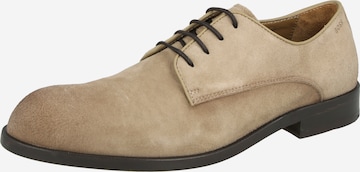 BOSS Nauhakengät 'Tayil' värissä beige: etupuoli