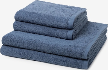 ROSS Handtuch 'Vita' in Blau: Vorderseite