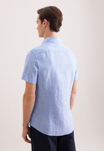 SEIDENSTICKER Slim fit Zakelijk overhemd in Blauw