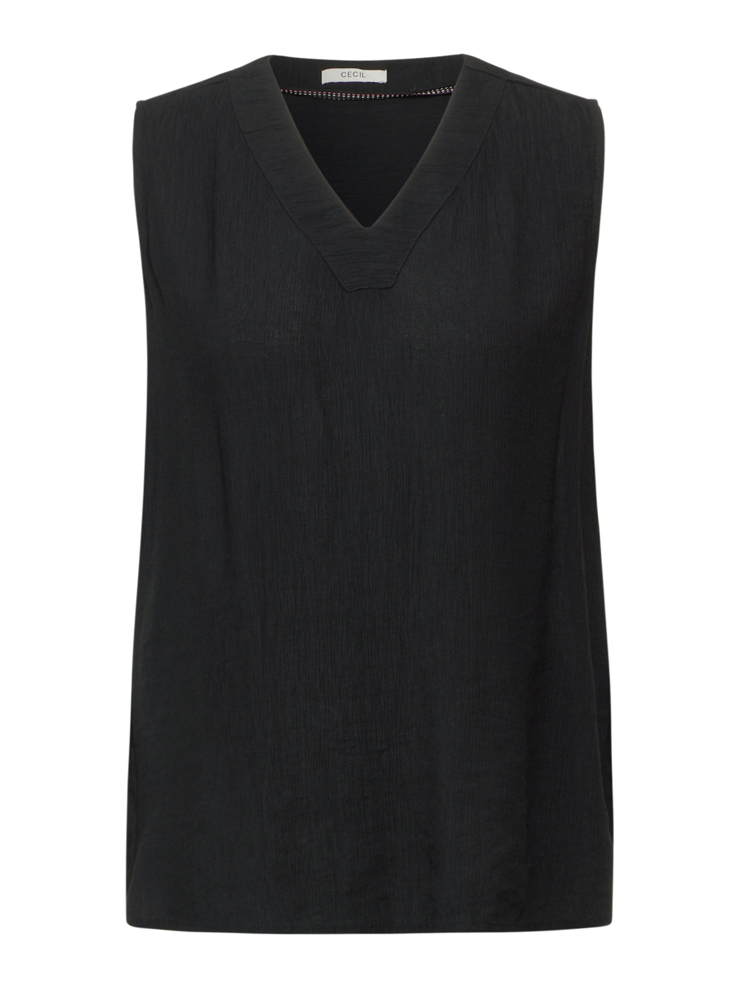 CECIL Top in Black: front