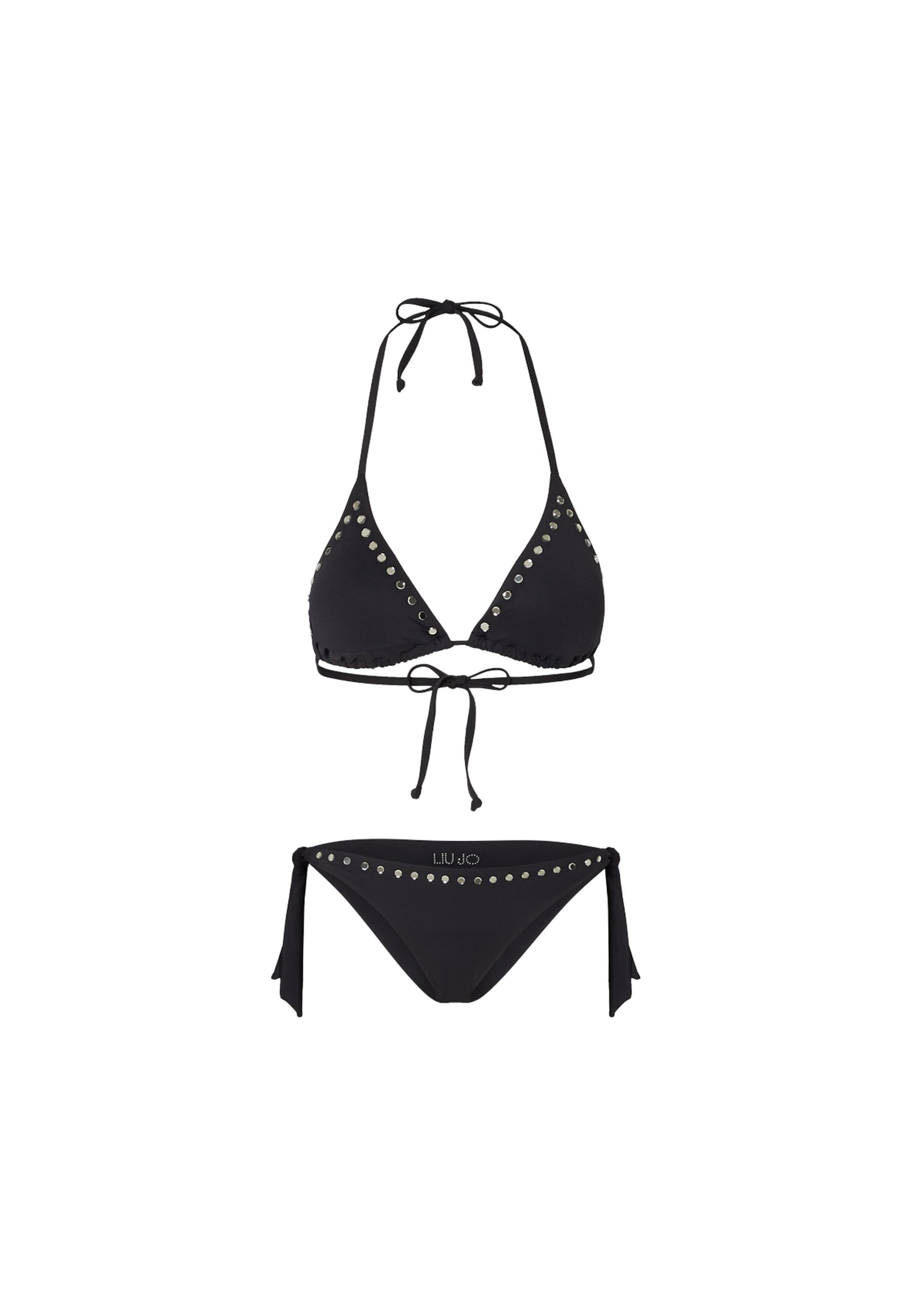 Liu Jo Trikotni nedrčki Bikini | črna barva: sprednja stran