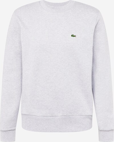 LACOSTE Sweatshirt in graumeliert / grün / weiß, Produktansicht
