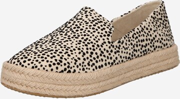 Chaussure basse TOMS en beige : devant