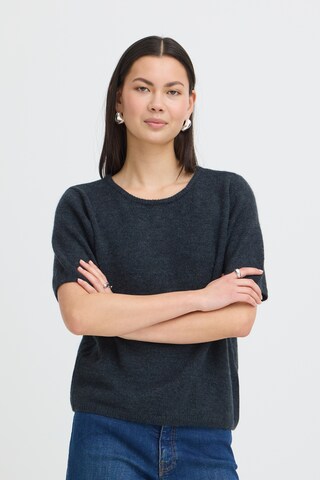 ICHI Pullover 'IHKamara' in Blau: Vorderseite