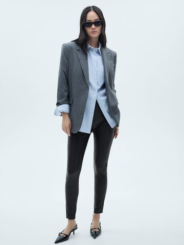 MANGO Slimfit Legginsy 'GROTO' w kolorze czarny