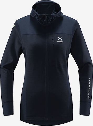 Haglöfs Athletic Zip-Up Hoodie 'L.I.M' in Blue: front