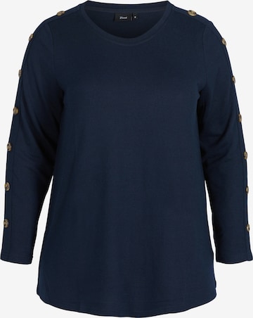 Zizzi Sweater 'VLUCCA' in Blue: front