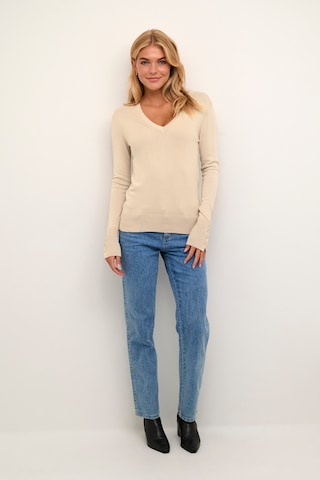 Pullover 'Lizza' di Kaffe in beige