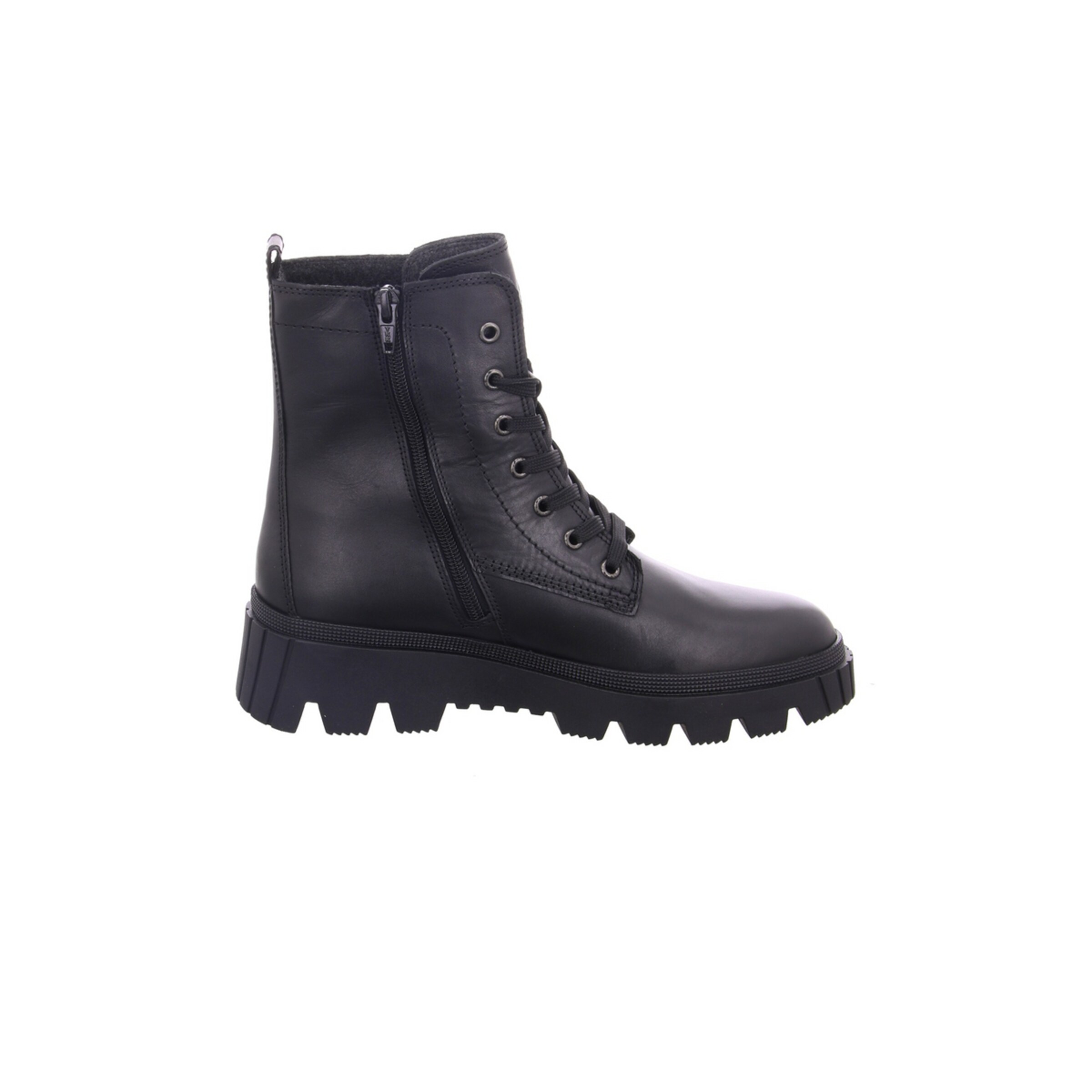 GABOR Schnürstiefelette in Schwarz