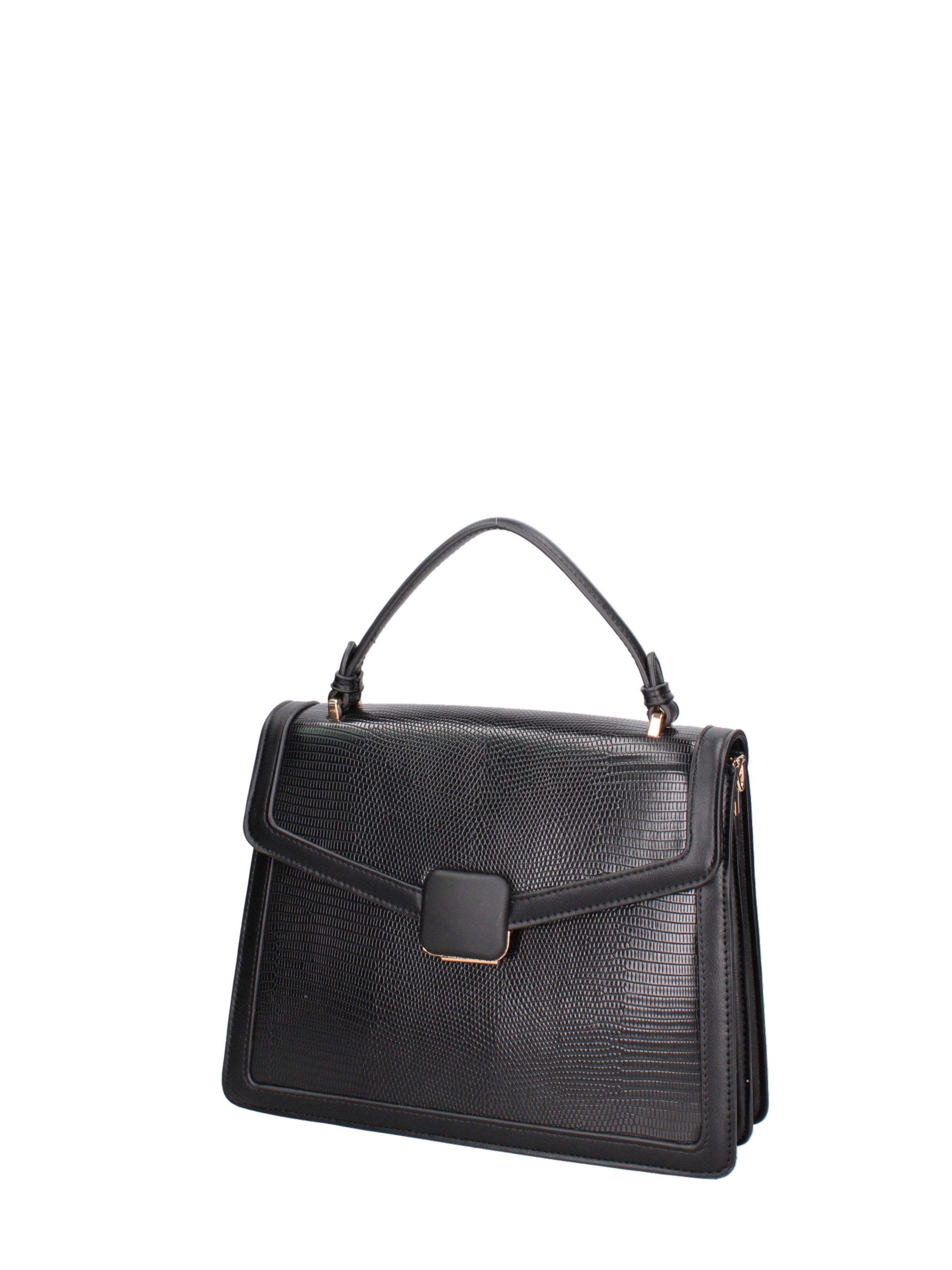 Borsa a mano 'Borsa a Mano Seraphina Ecopelle - Chiusura a Scatto e Tracolla' di Diana&Co. in nero