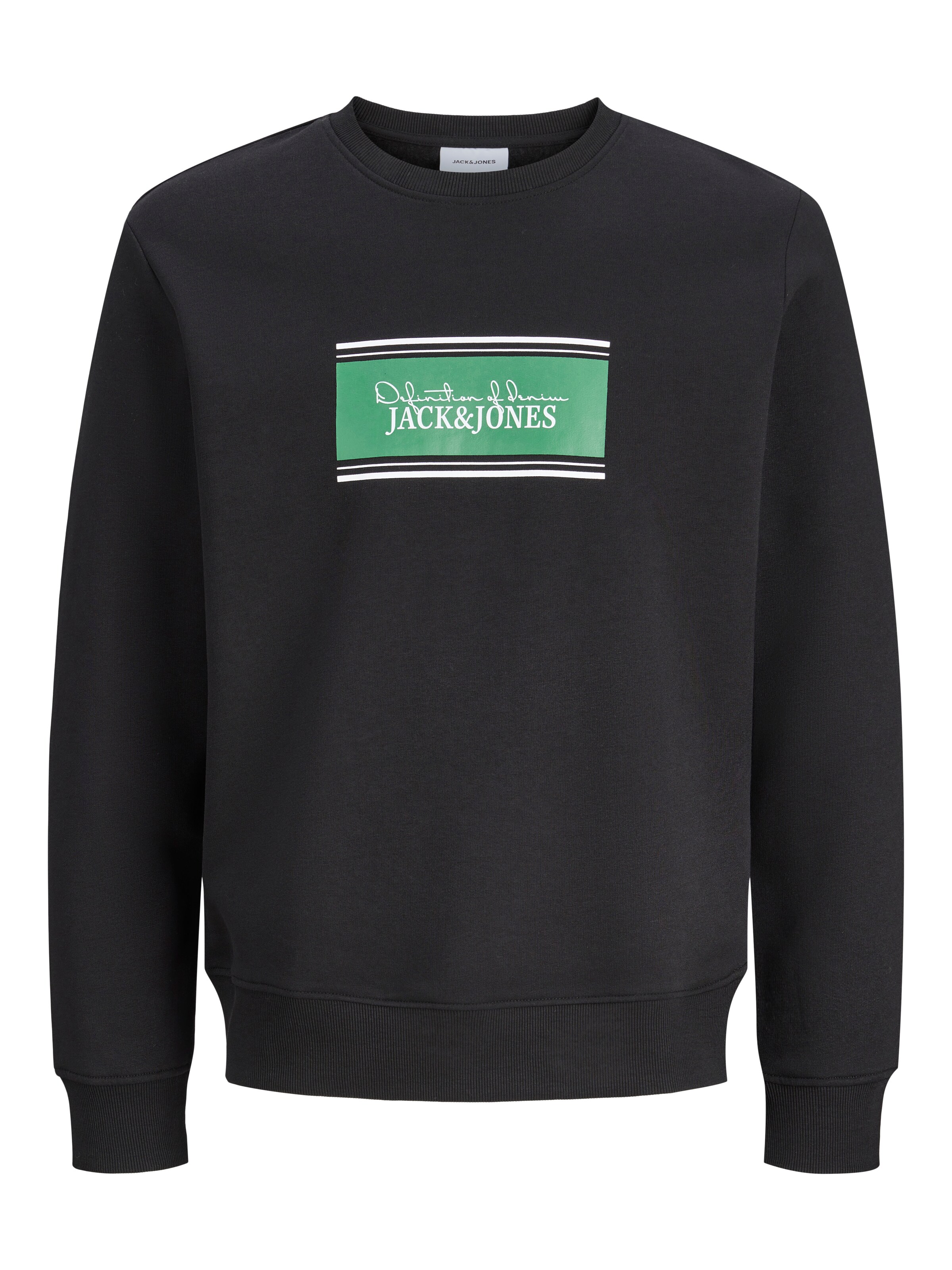 JACK & JONES Sweatshirt in Black: front