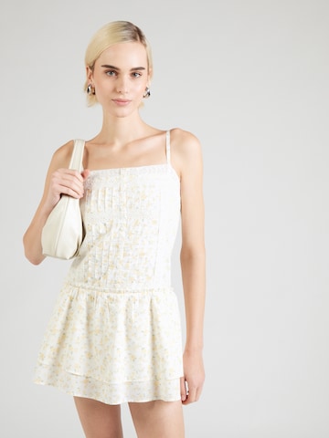 Robe 'Heritage' HOLLISTER en blanc : devant
