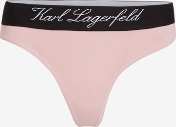 Karl Lagerfeld String 'Hotel' in Roze: voorkant