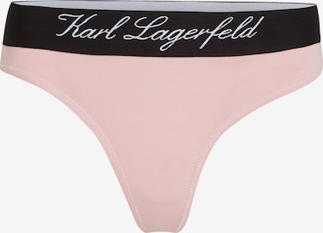 Karl Lagerfeld Tanga 'Hotel' – pink: přední strana