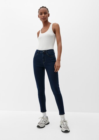 Skinny Jeans de la QS pe albastru