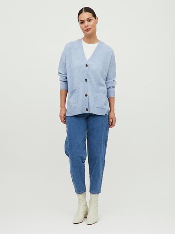 VILA Knit Cardigan 'Ril' in Blue