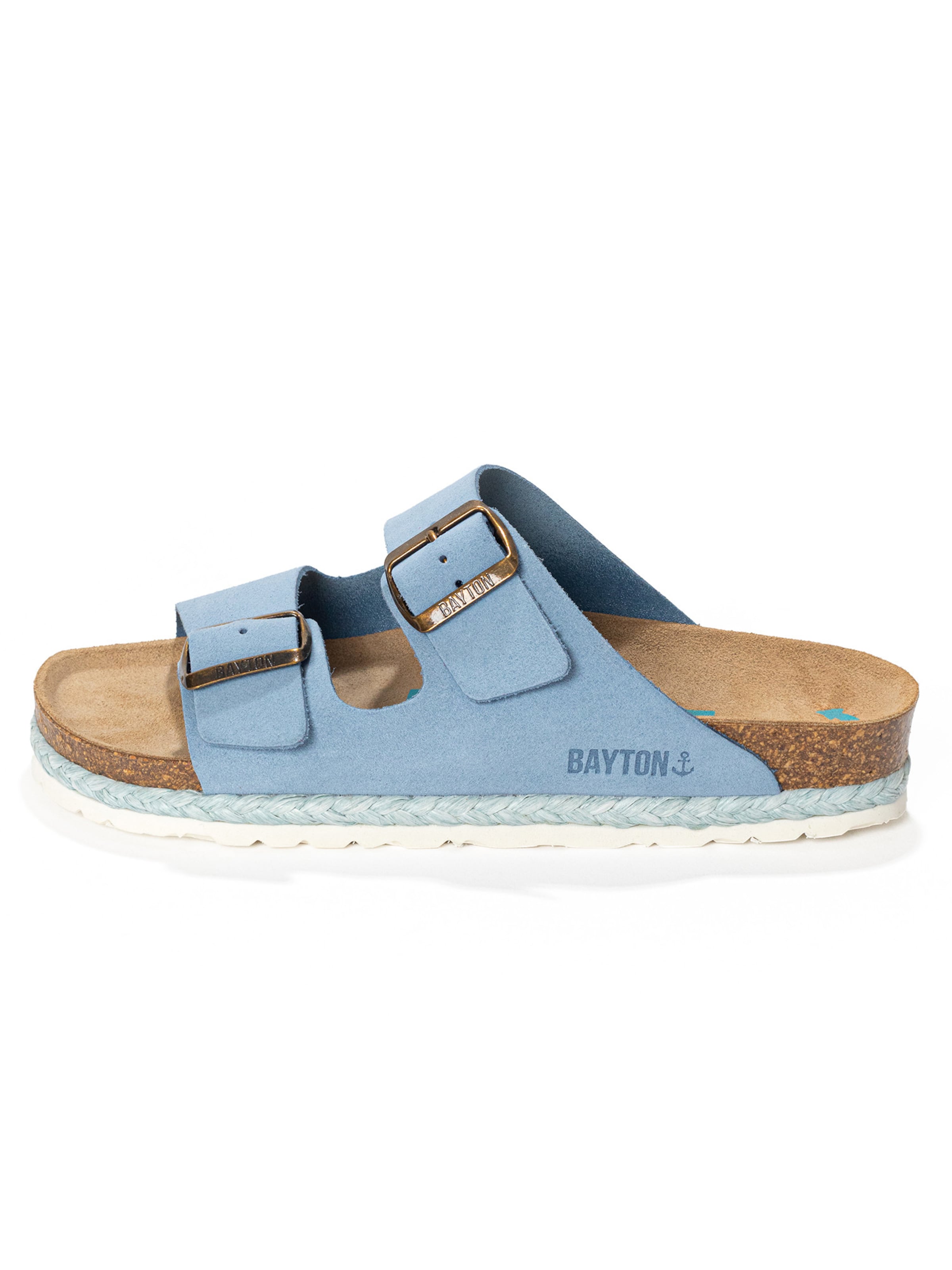 Zoccoletto 'BENALLA' di Bayton in blu: frontale