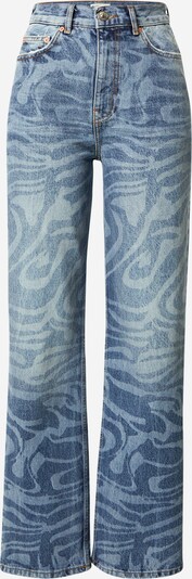 Jeans 'Swirl' Gina Tricot pe albastru denim / albastru deschis, Vizualizare produs