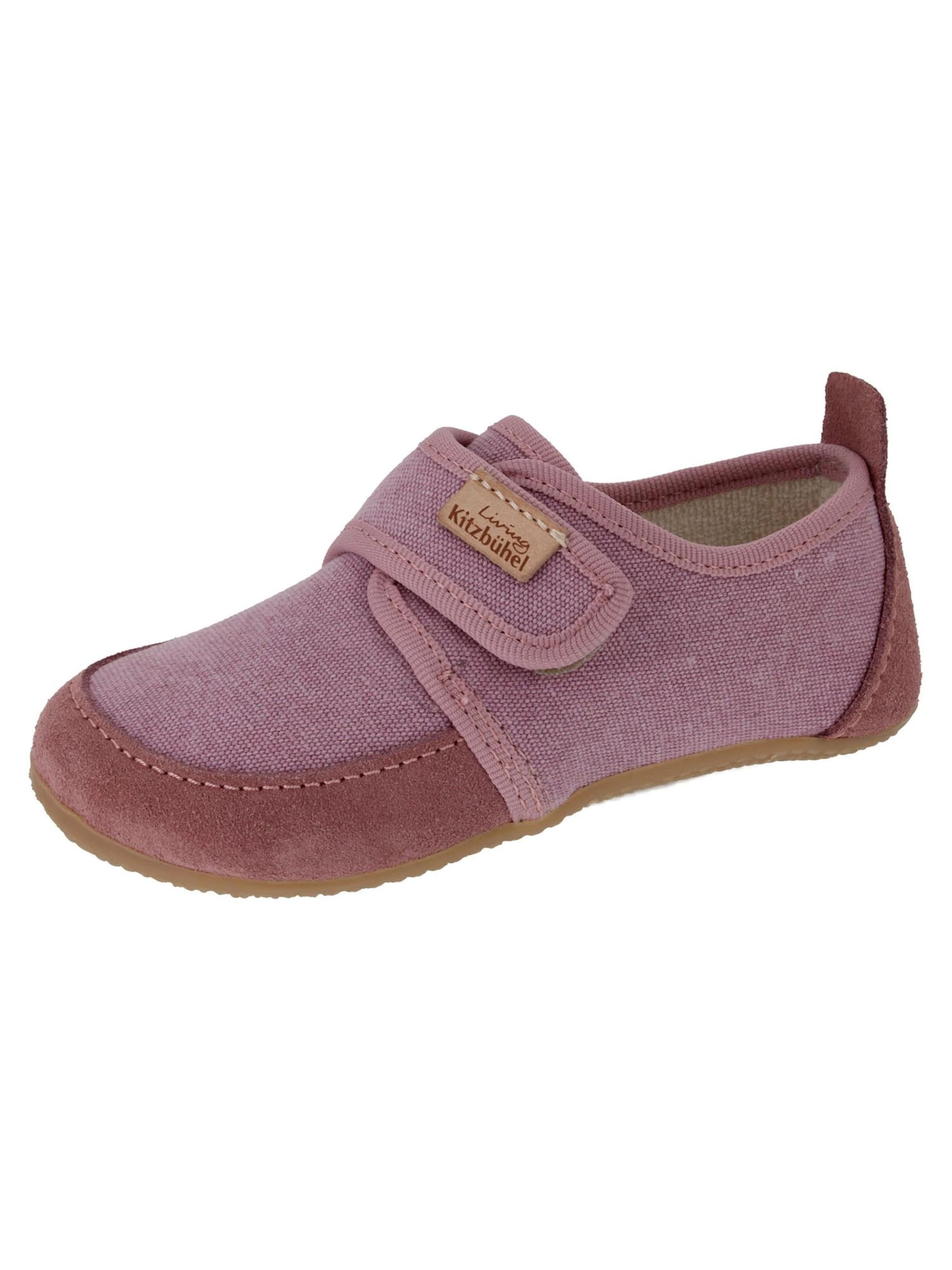 Living Kitzbühel Slippers 'Ulli Uni' in Purple: front