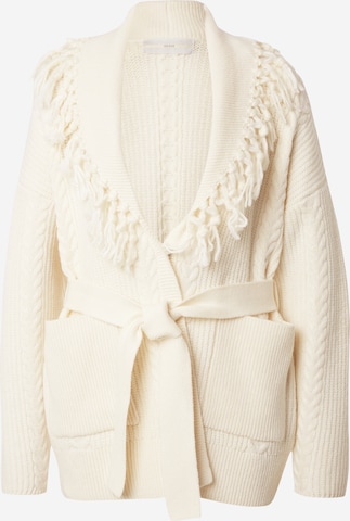 GUESS Strickjacke 'ANNE' in Beige: predná strana