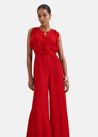 Phase Eight Jumpsuit in Rot: Vorderseite