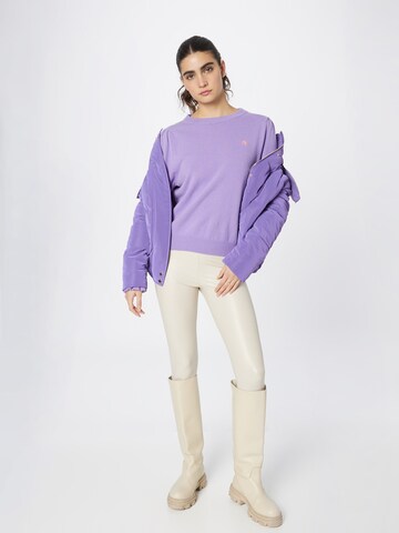 Frogbox Sweter w kolorze fioletowy
