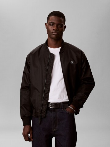 Calvin Klein Jeans Tussenjas in Zwart: voorkant