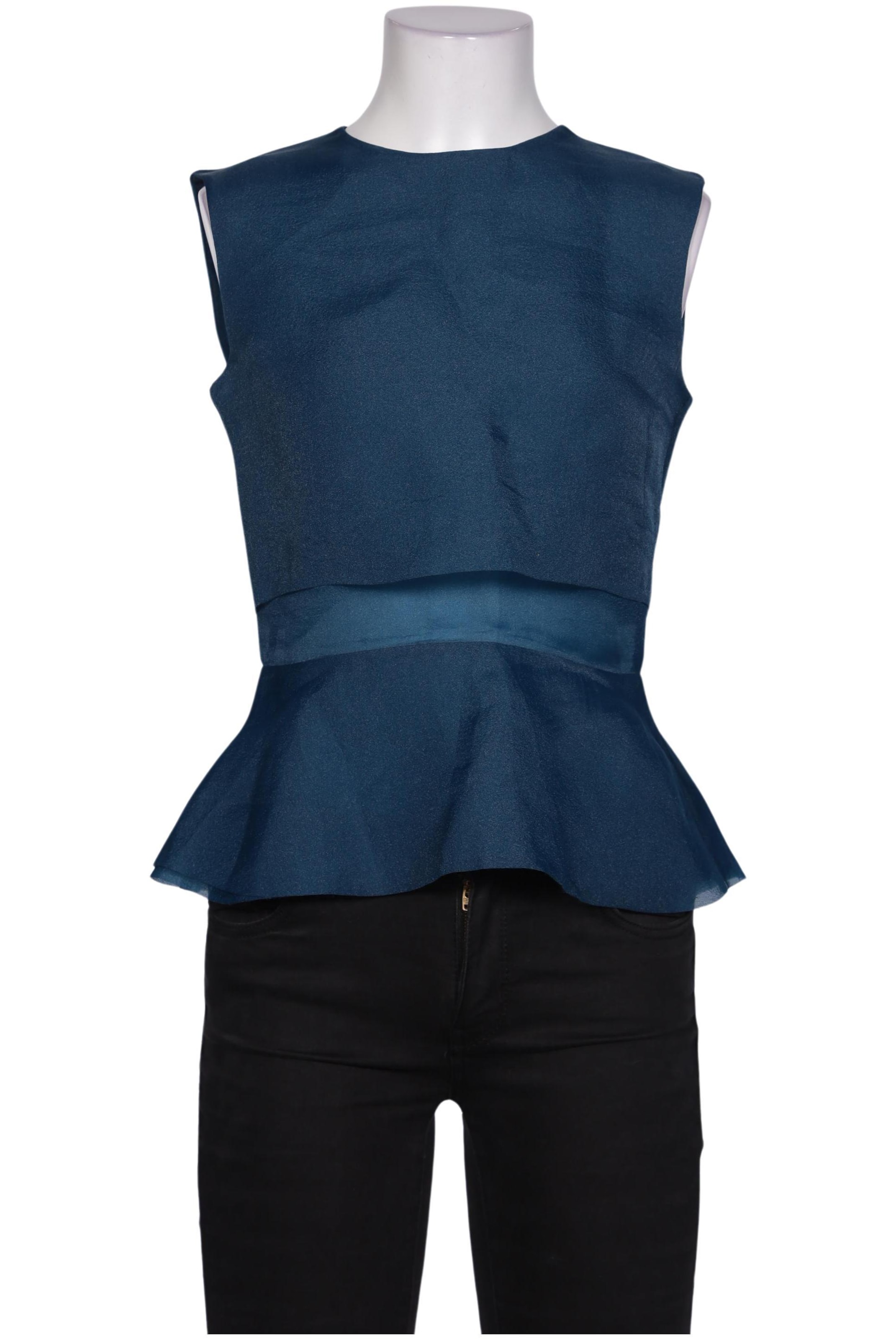 COS Bluse S in Blau: Vorderseite