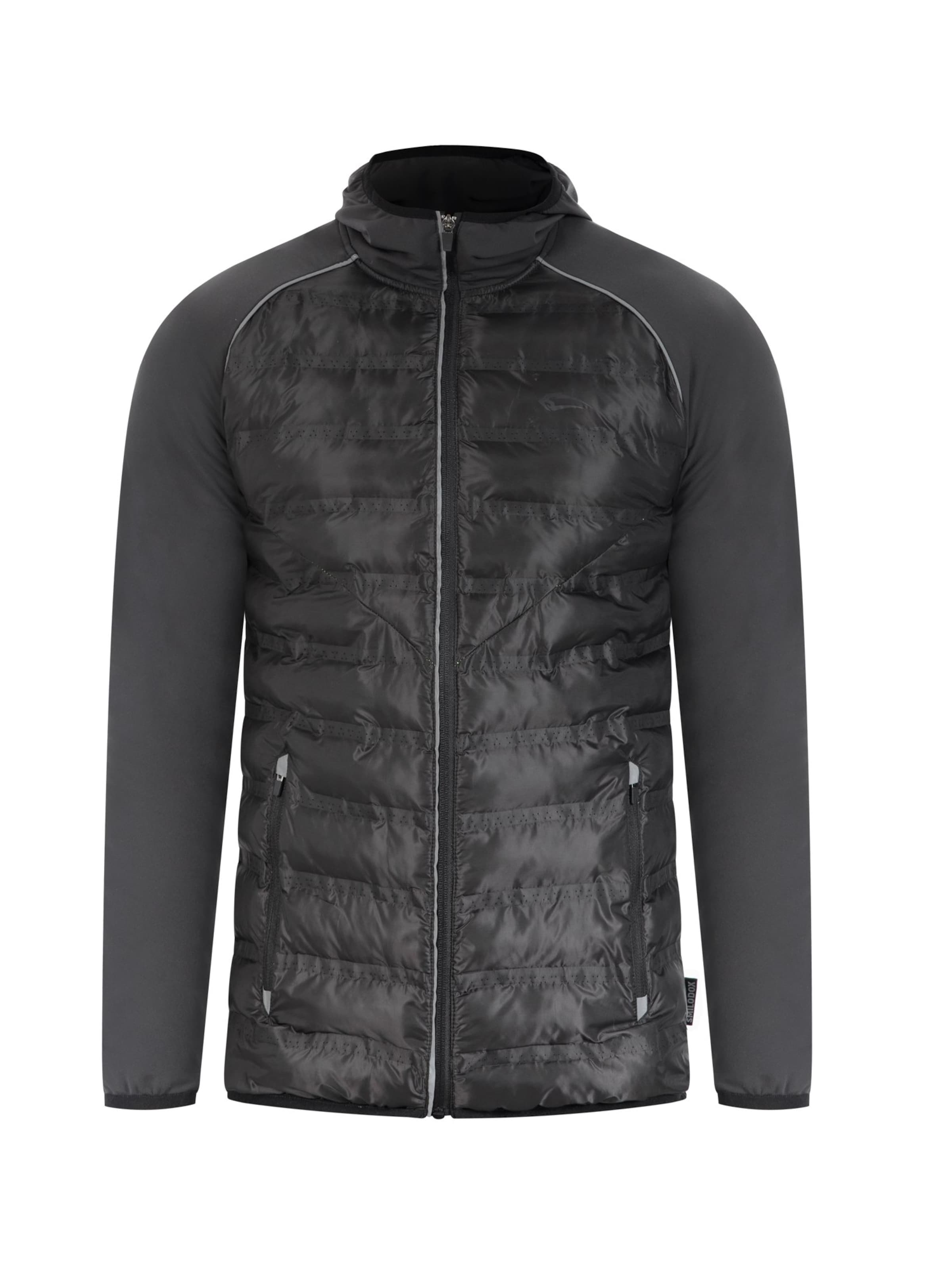 Smilodox Between-season jacket ' Matteo ' in Black: front