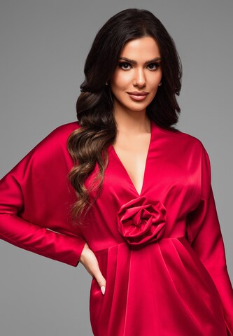 Ombre Avondjurk in Rood