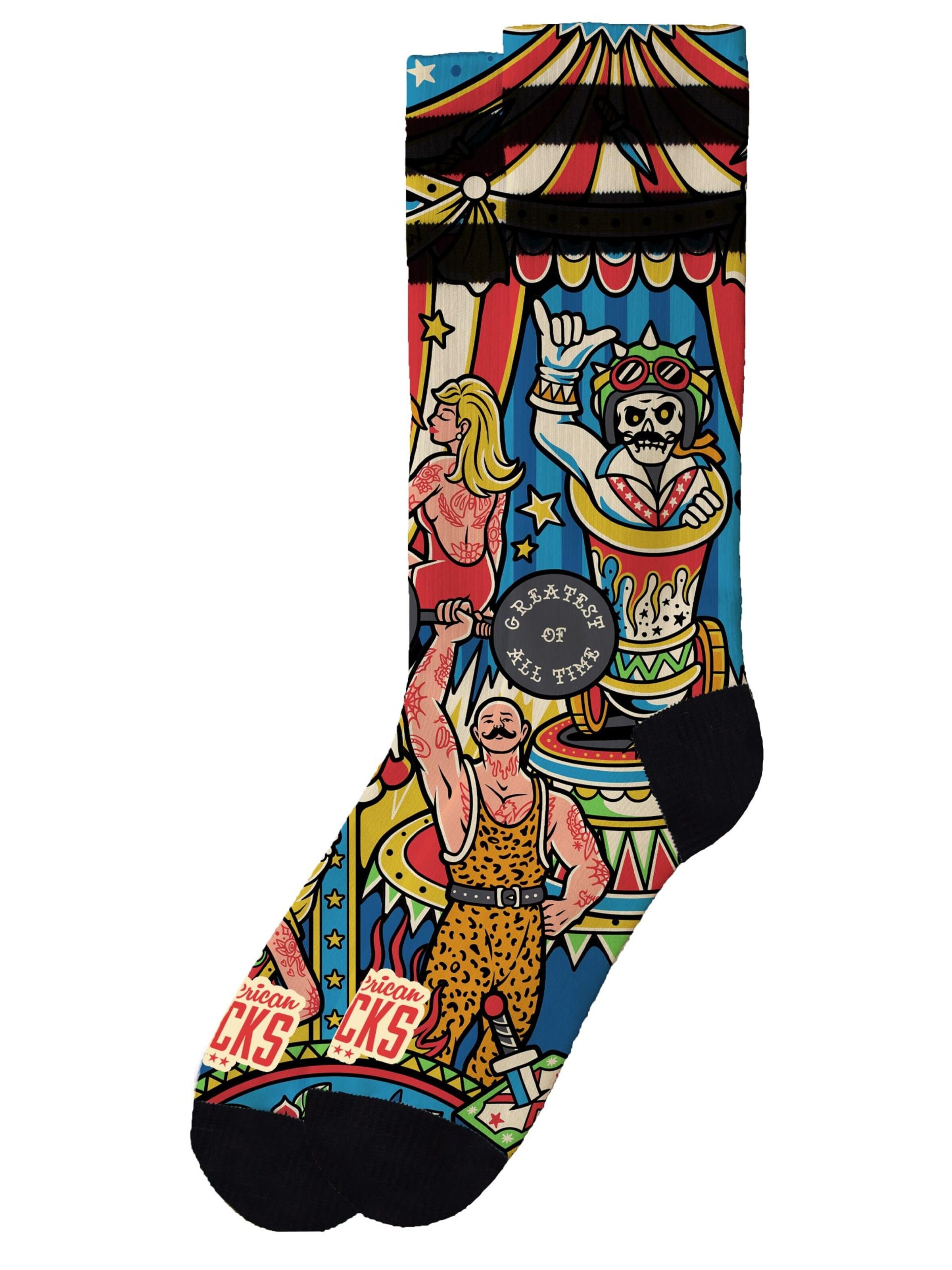 American Socks Socken 'Circus - Mid High'‌‌‌‌‌‌ in 41-46 in mischfarben, Produktansicht