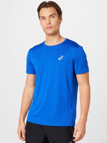 T-Shirt fonctionnel ASICS en bleu : devant