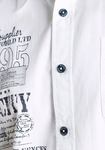 Man's World Regular fit Button Up Shirt in White