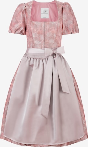 STOCKERPOINT Dirndl 'Pearl' in Pink: Vorderseite