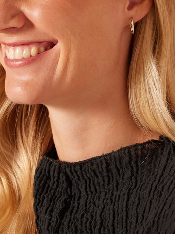 Lucardi Oorbellen 'Klassisch' in Goud: voorkant