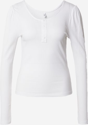 ONLY - Camiseta 'SIMPLE' en blanco: frente