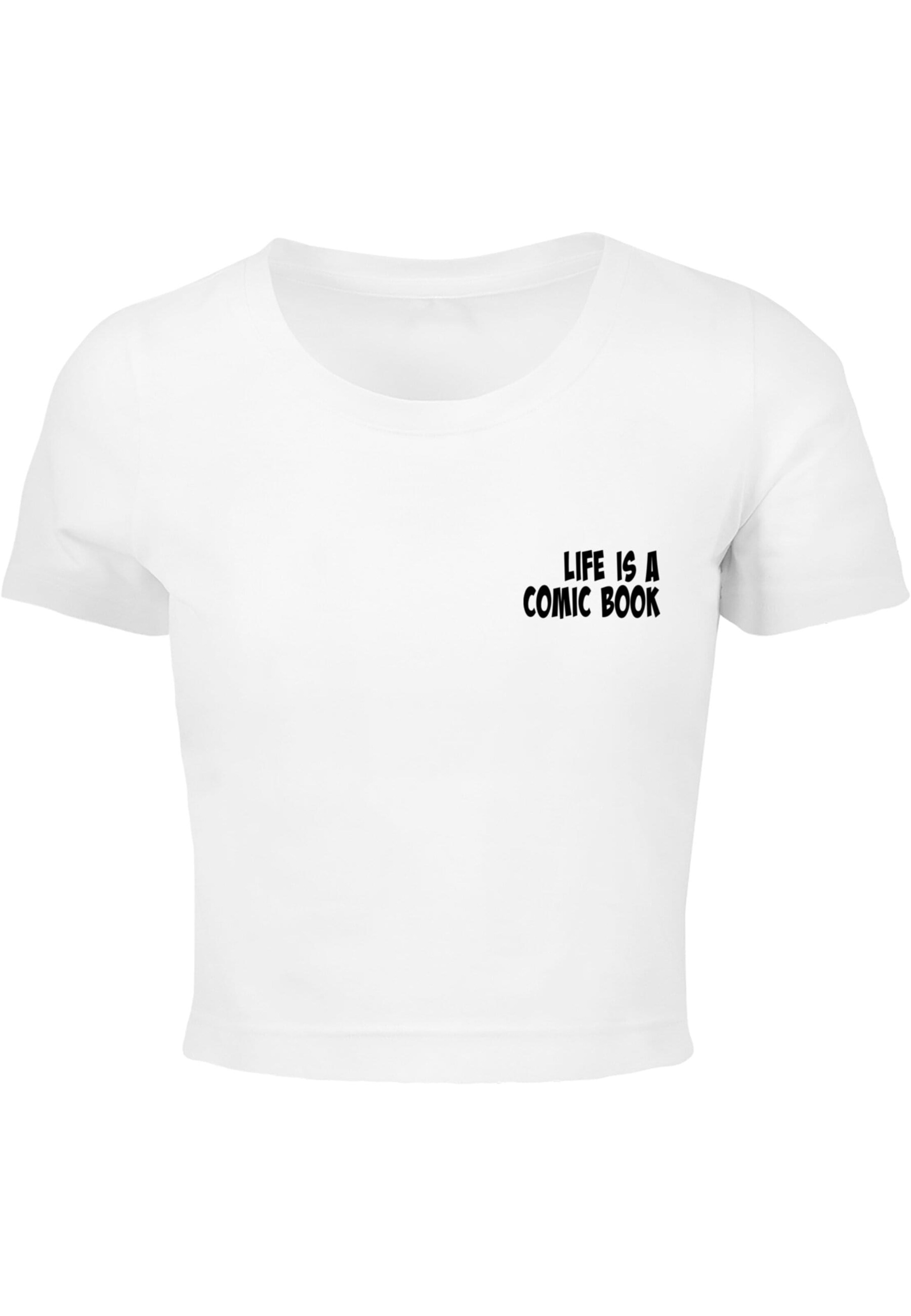 T-shirt 'Book Comic' Merchcode en blanc : devant