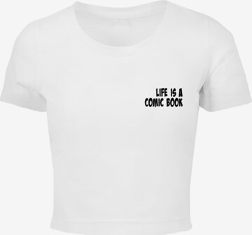 T-shirt 'Book Comic' Merchcode en blanc : devant