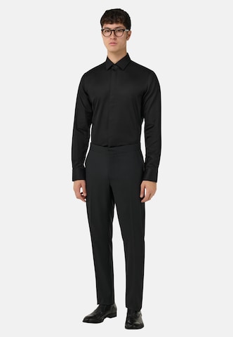 Boggi Milano Regular fit Button Up Shirt in Black