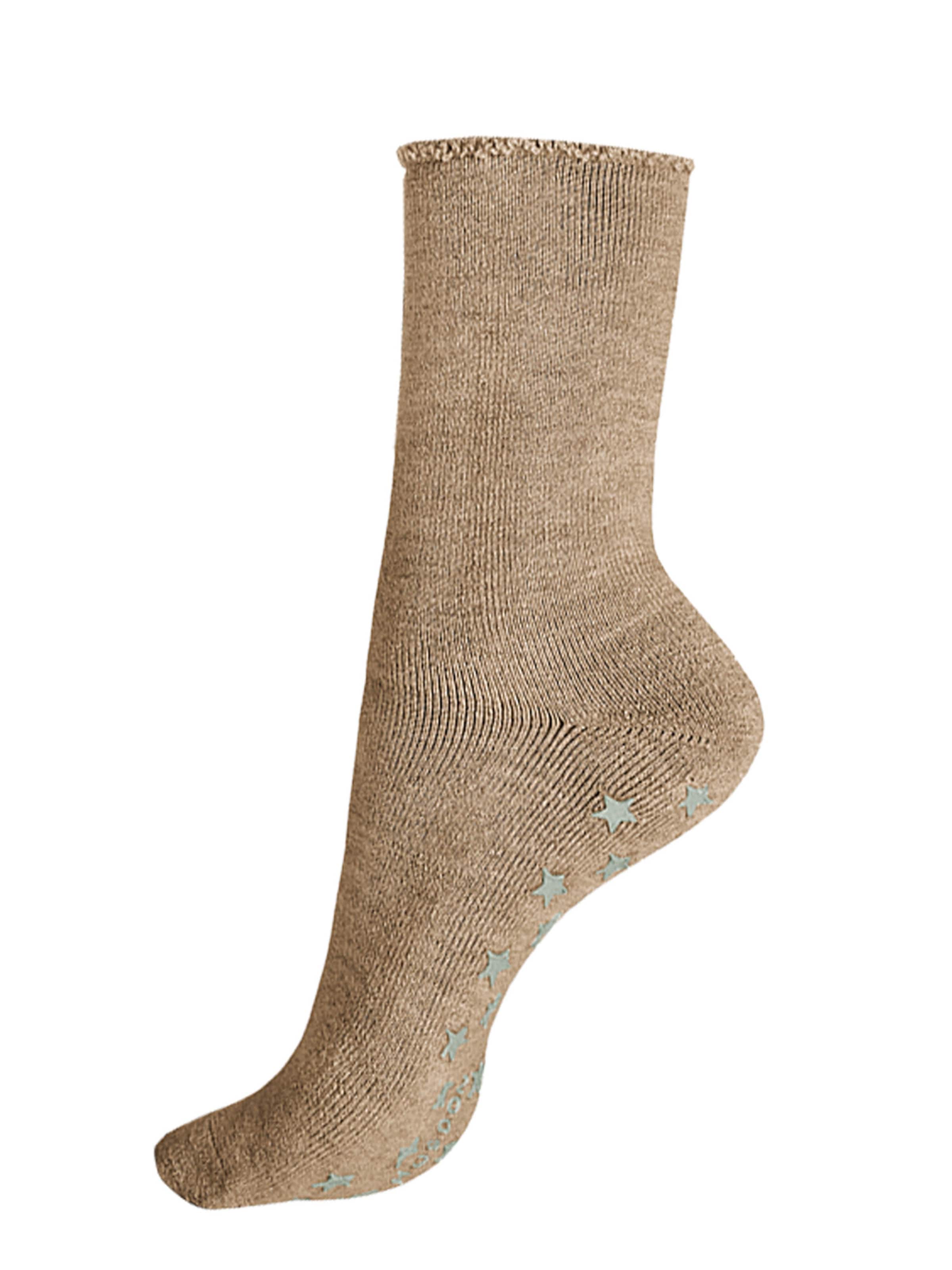 Hudson Socken 'Homepads' in Beige: Vorderseite