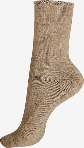 Hudson Socken 'Homepads' in Beige: Vorderseite