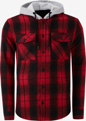 Buratti Comfort fit Between-Season Jacket in Red: front