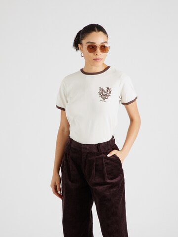 WRANGLER - Camiseta 'RINGER TEE' en blanco