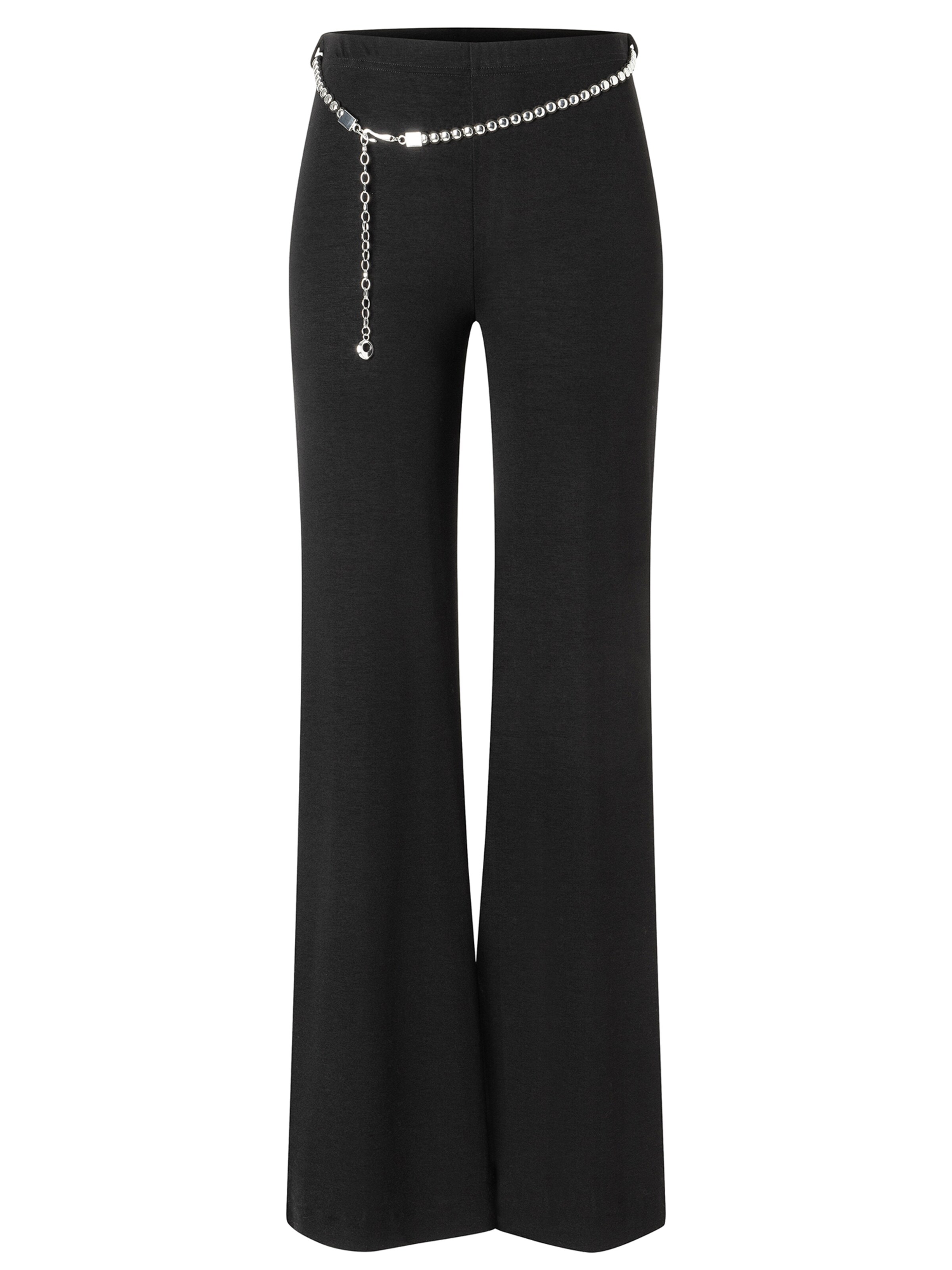 Ana Alcazar Flared Trousers 'Agisi ' in Black: front