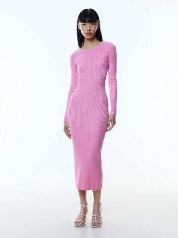 EDITED Knitted dress 'Oline' in Pink: front