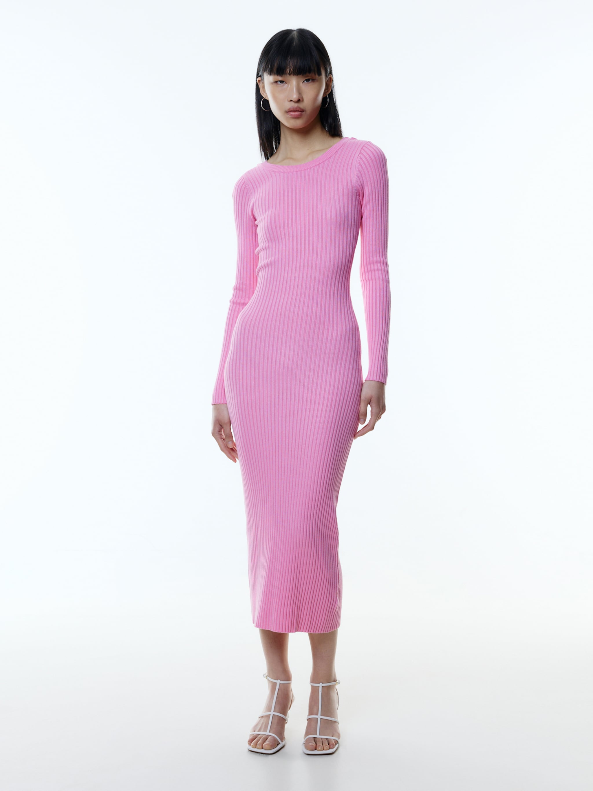 EDITED Producten Gebreide jurk 'Oline' Pink