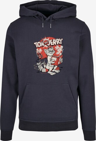 ABSOLUTE CULT Sweatshirt 'Tom and Jerry - Rocket Prank' in Blauw: voorkant