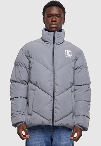 Veste d’hiver Karl Kani en gris : devant