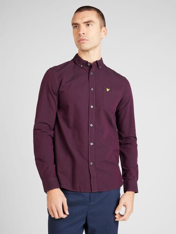 Lyle & Scott Regular fit Πουκάμισο σε λιλά